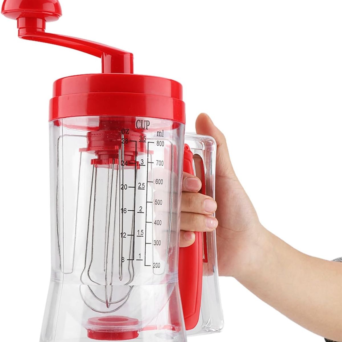 GENERICO - Dispensador De Masa Para Pancake Con Mezclador Y Dosificador