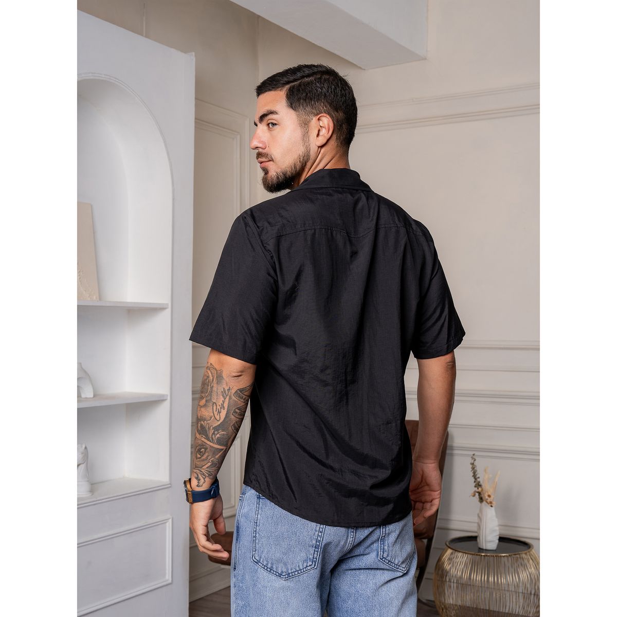 TEILOR - Camisa Manga Corta Casual De Hombre