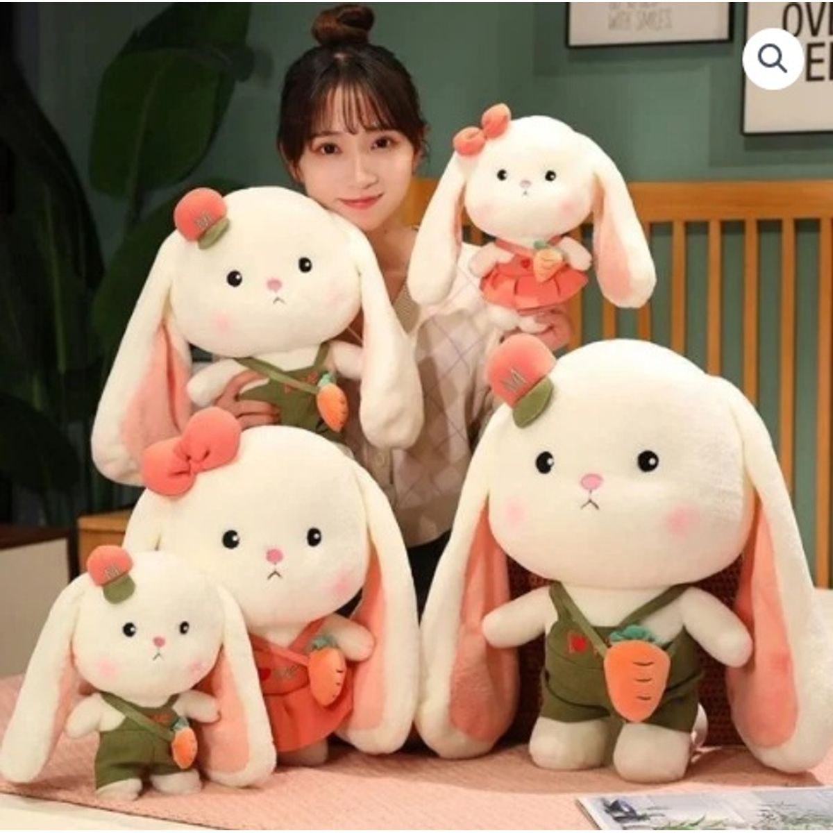 GENERICO - CONEJO OREJONES PARADO 60CM