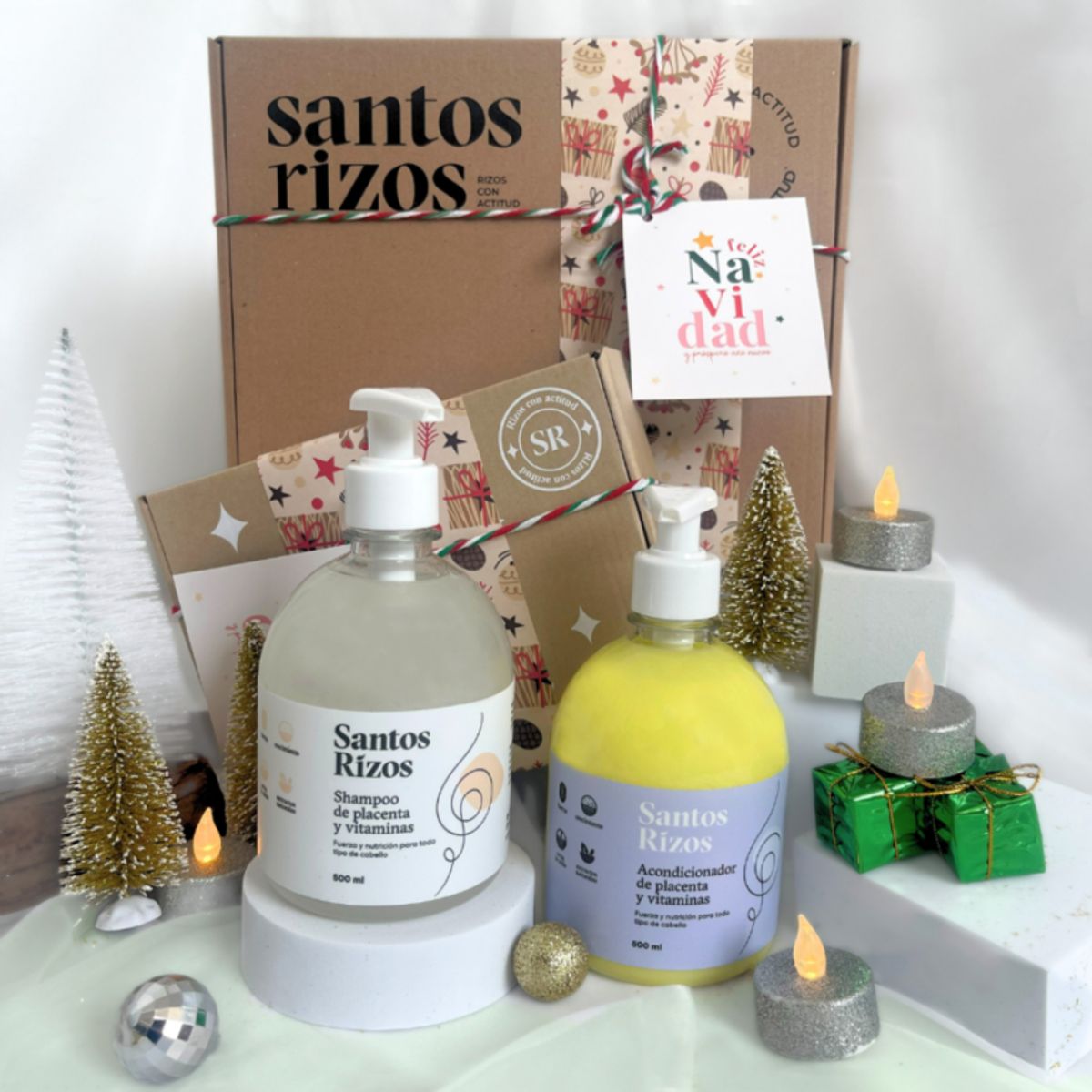 SANTOS RIZOS - Pack shampoo + acondicionador