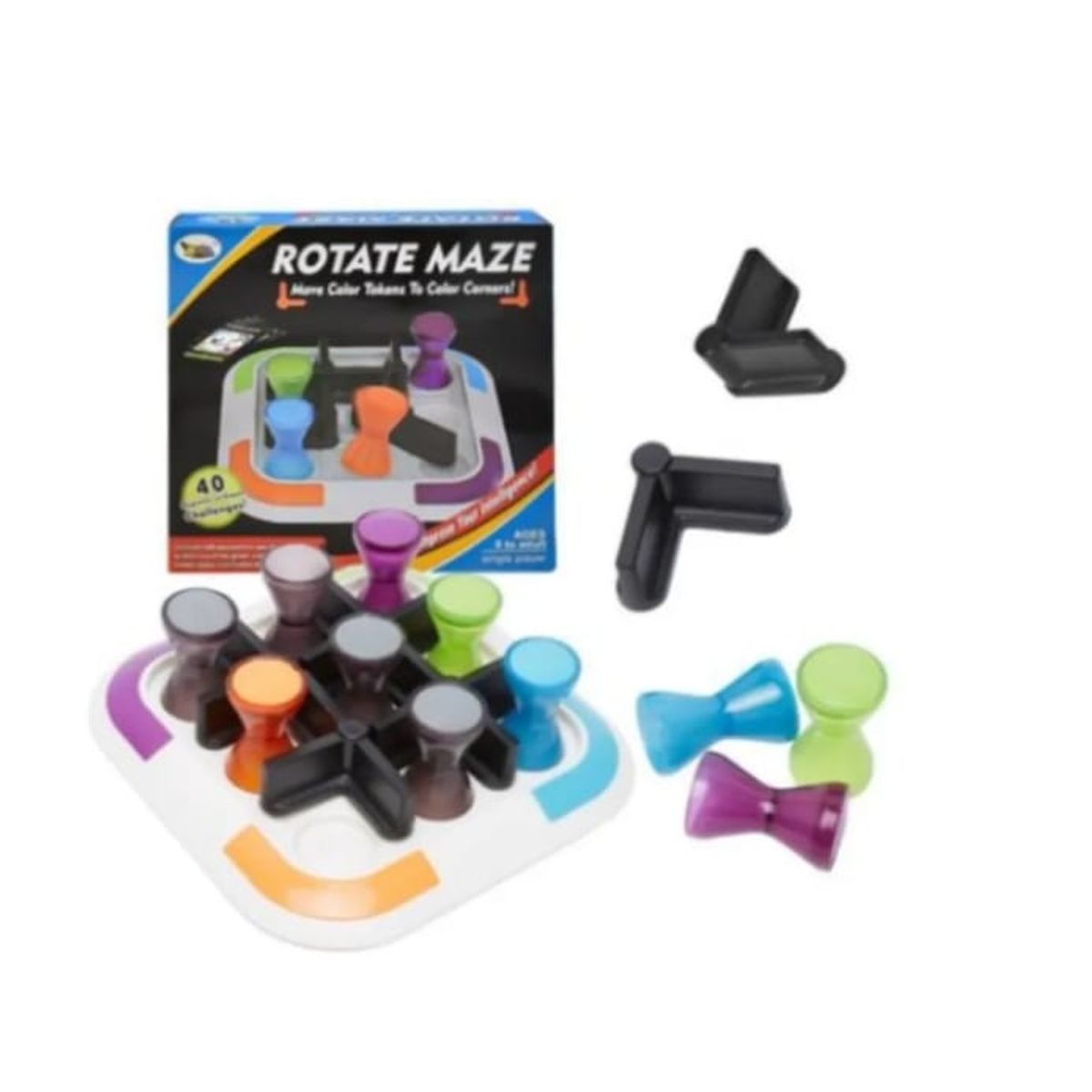 GENERICO - Laberinto Juego de Mesa con 40 Desafíos