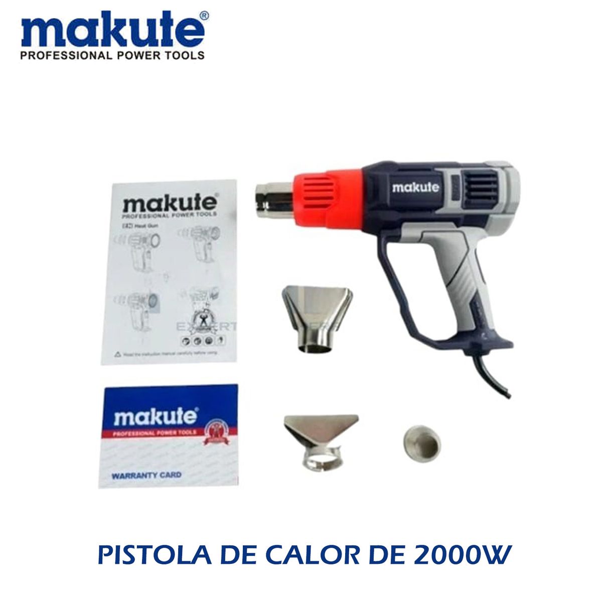 PISTOLA DE CALOR DE 2000W  MAKUTE, marca MAKUTE - Foto 2