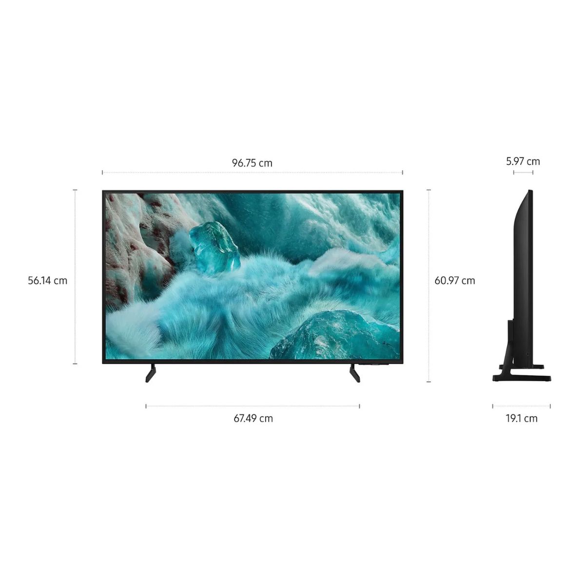 SAMSUNG - Televisor QLED 43 4K Ultra HD Tizen QN43Q7FAAGXPE - 2025