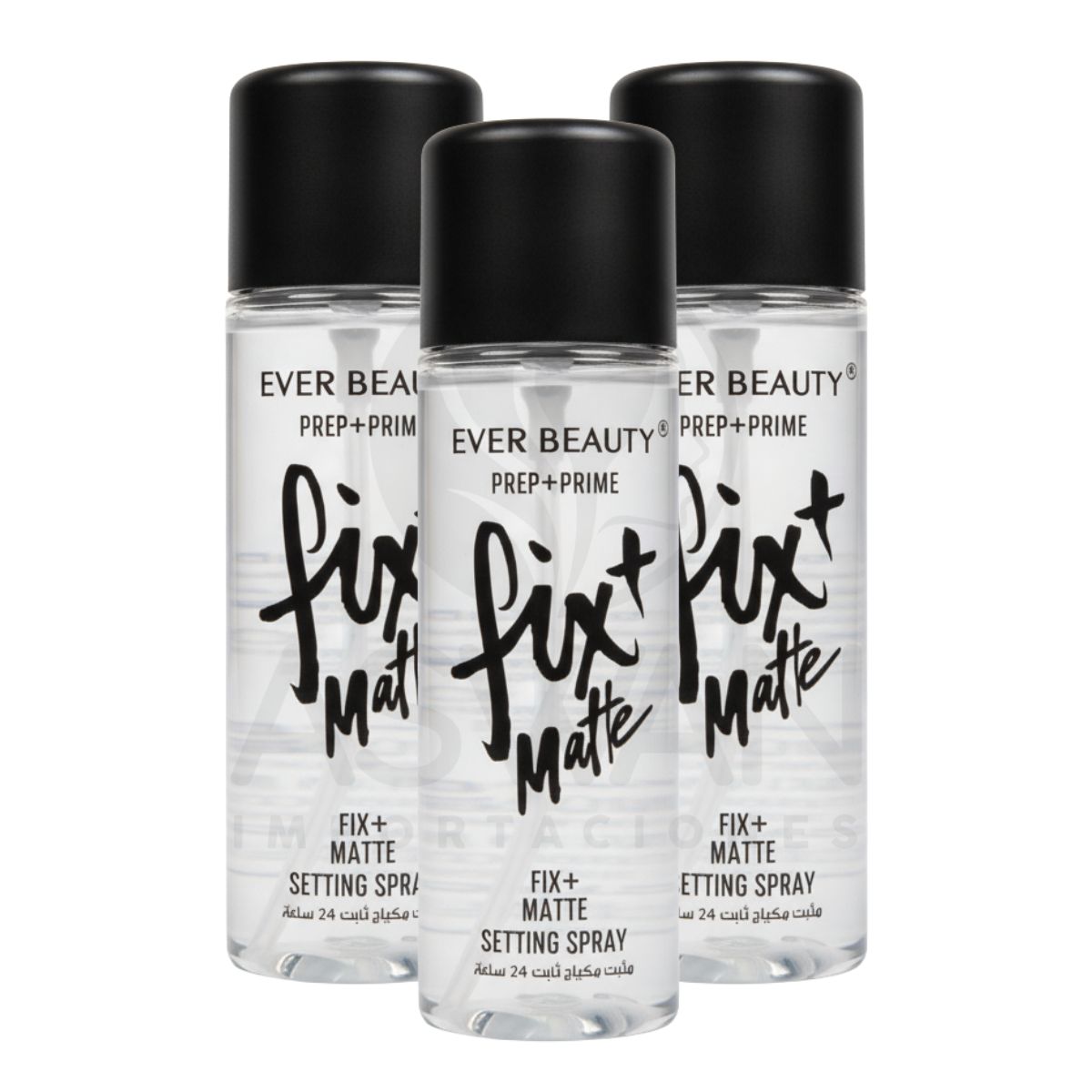 GENERICO - Pack x3 Fix Matte Setting Spray 120 ml - EVER BEAUTY