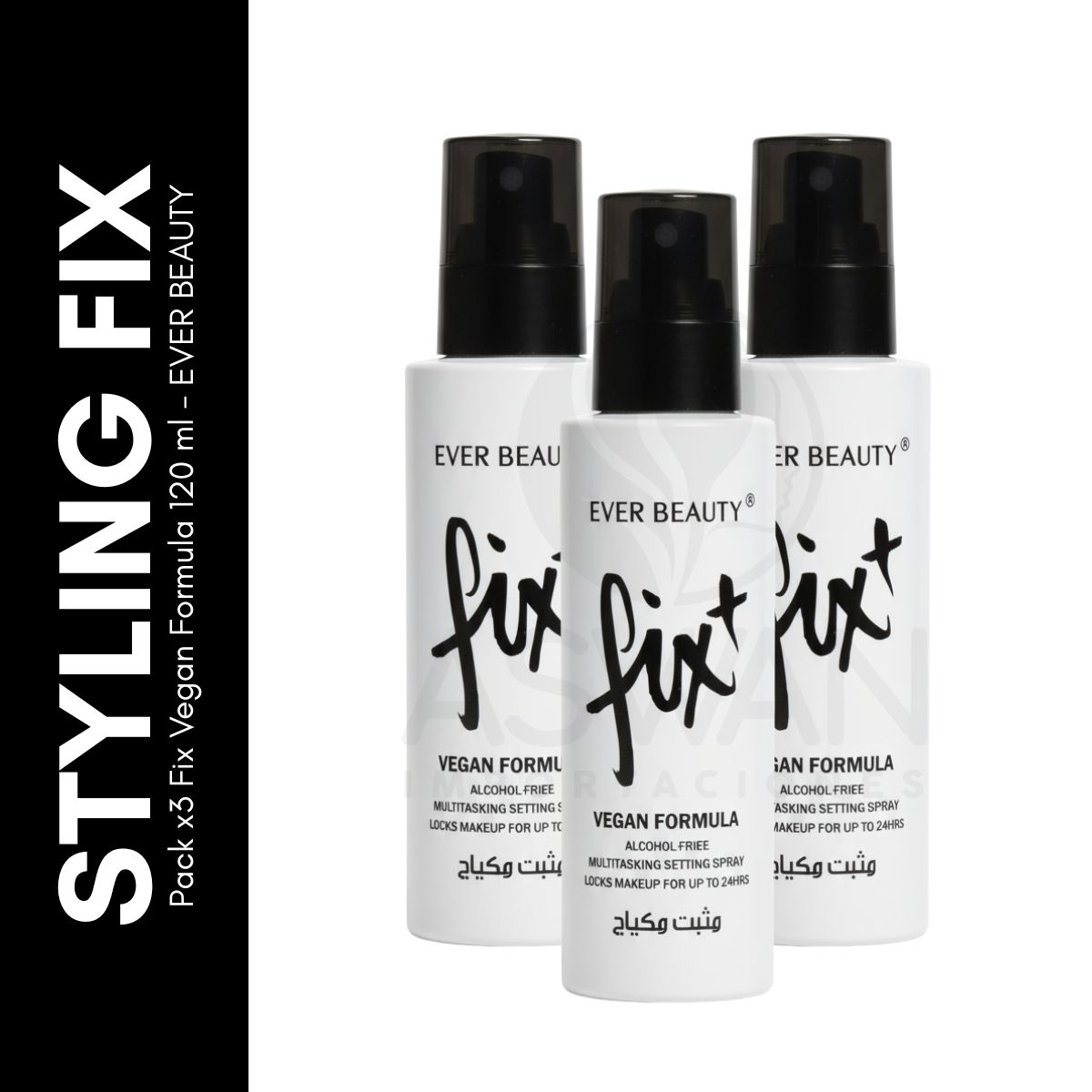 GENERICO - Pack x3 Fix Vegan Formula 120 ml - EVER BEAUTY