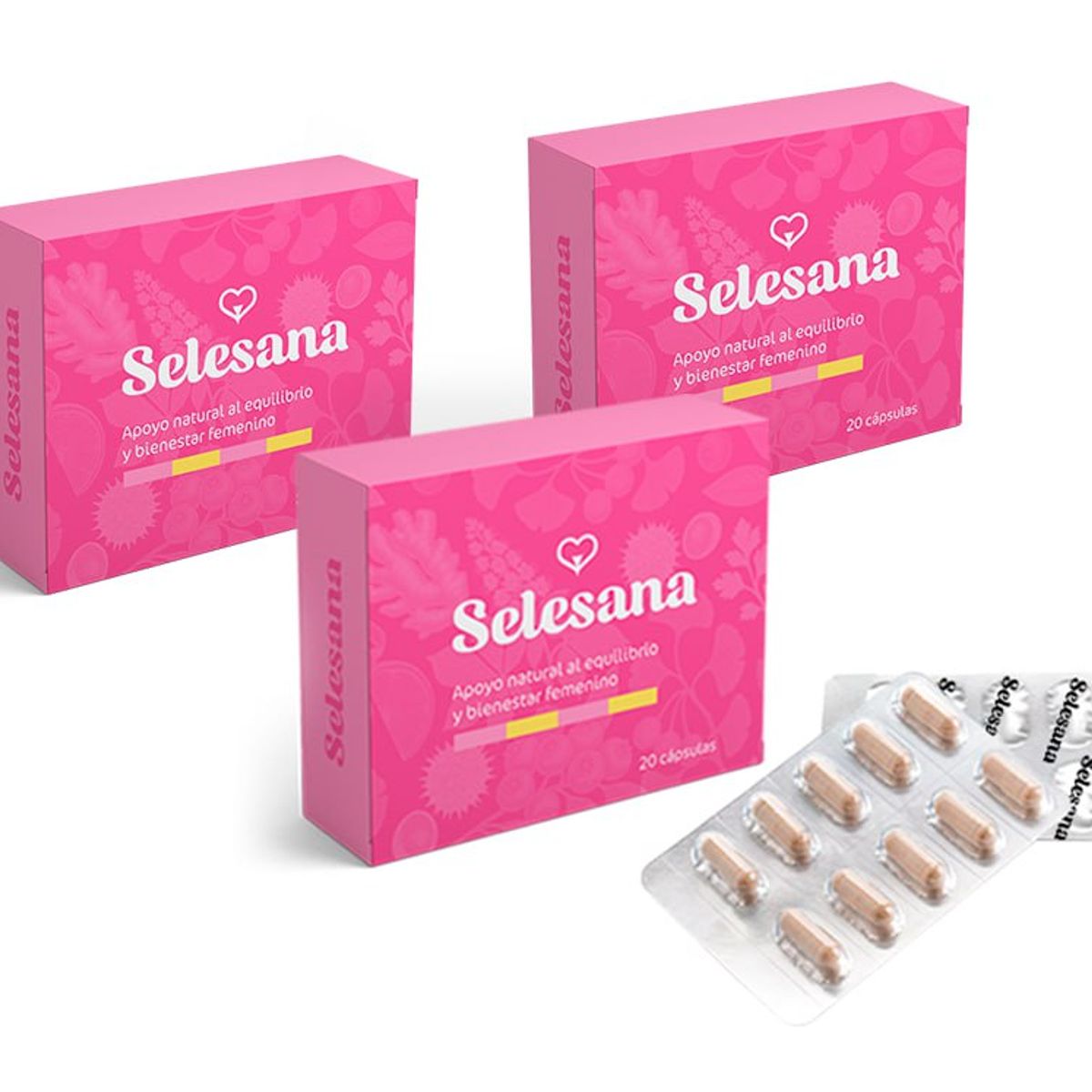 GENERICO - SELESANA - 3 PACK - tratamiento natural para la menopausia