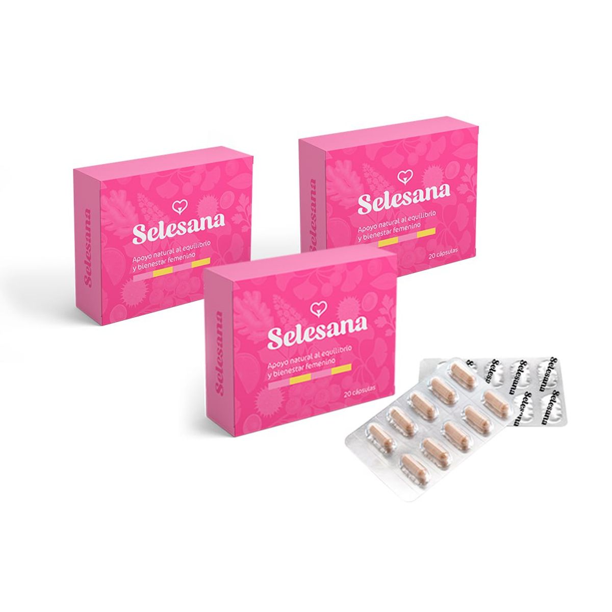 GENERICO - SELESANA - 3 PACK - tratamiento natural para la menopausia