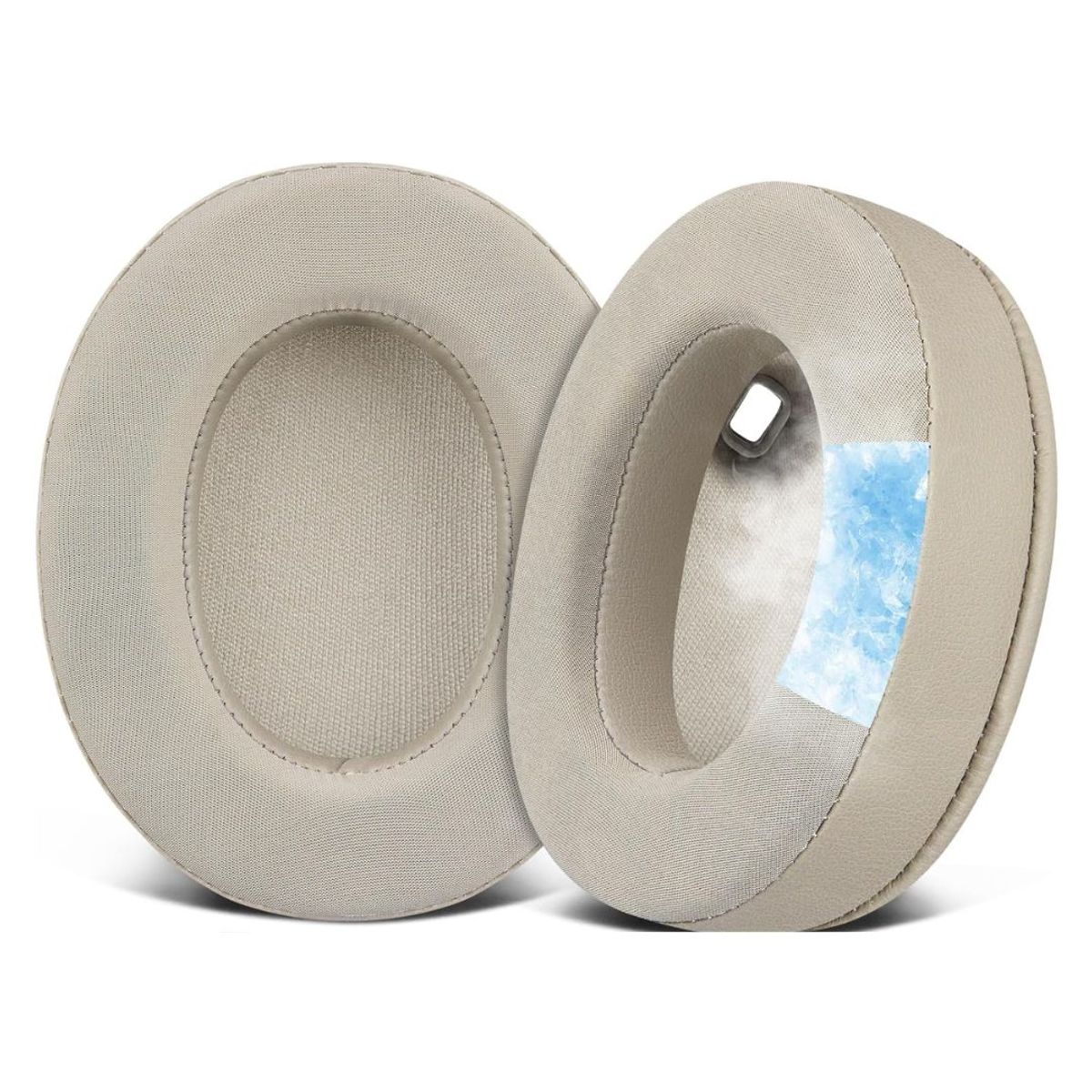 GENERICO - Almohadillas para Audifonos Sony WH-1000XM4 Beige Gel Refrigerante