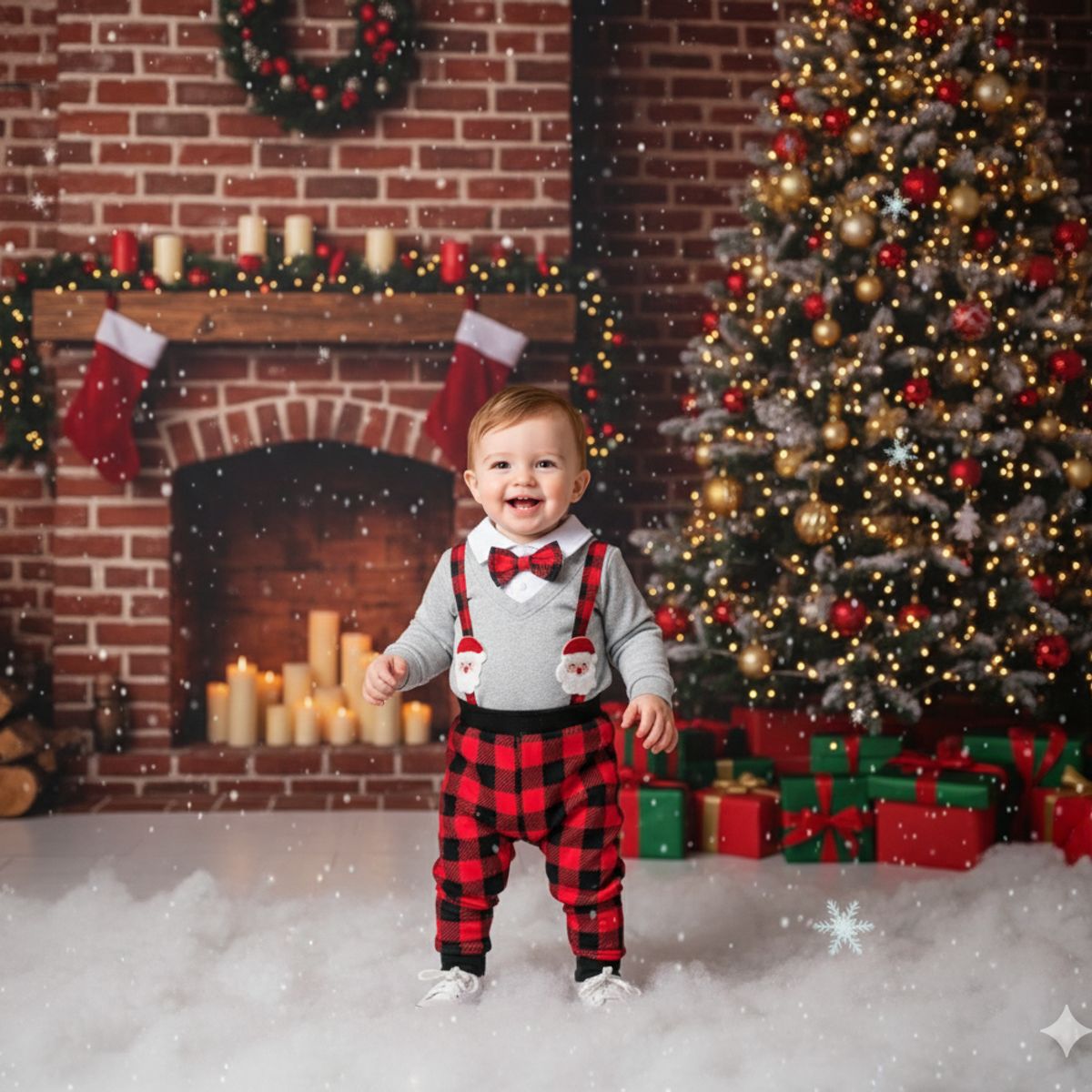 GENERICO - ROPA DE  NAVIDAD DE NIÑO BEBE - FIESTAS NAVIDEÑA