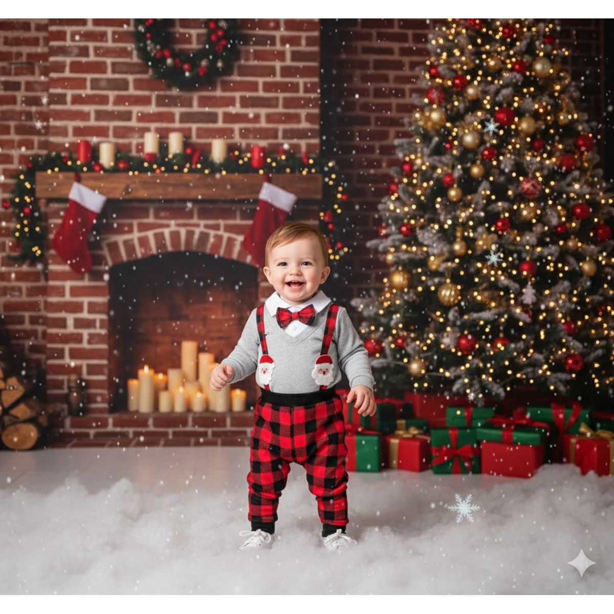 GENERICO - ROPA DE  NAVIDAD DE NIÑO BEBE - FIESTAS NAVIDEÑA