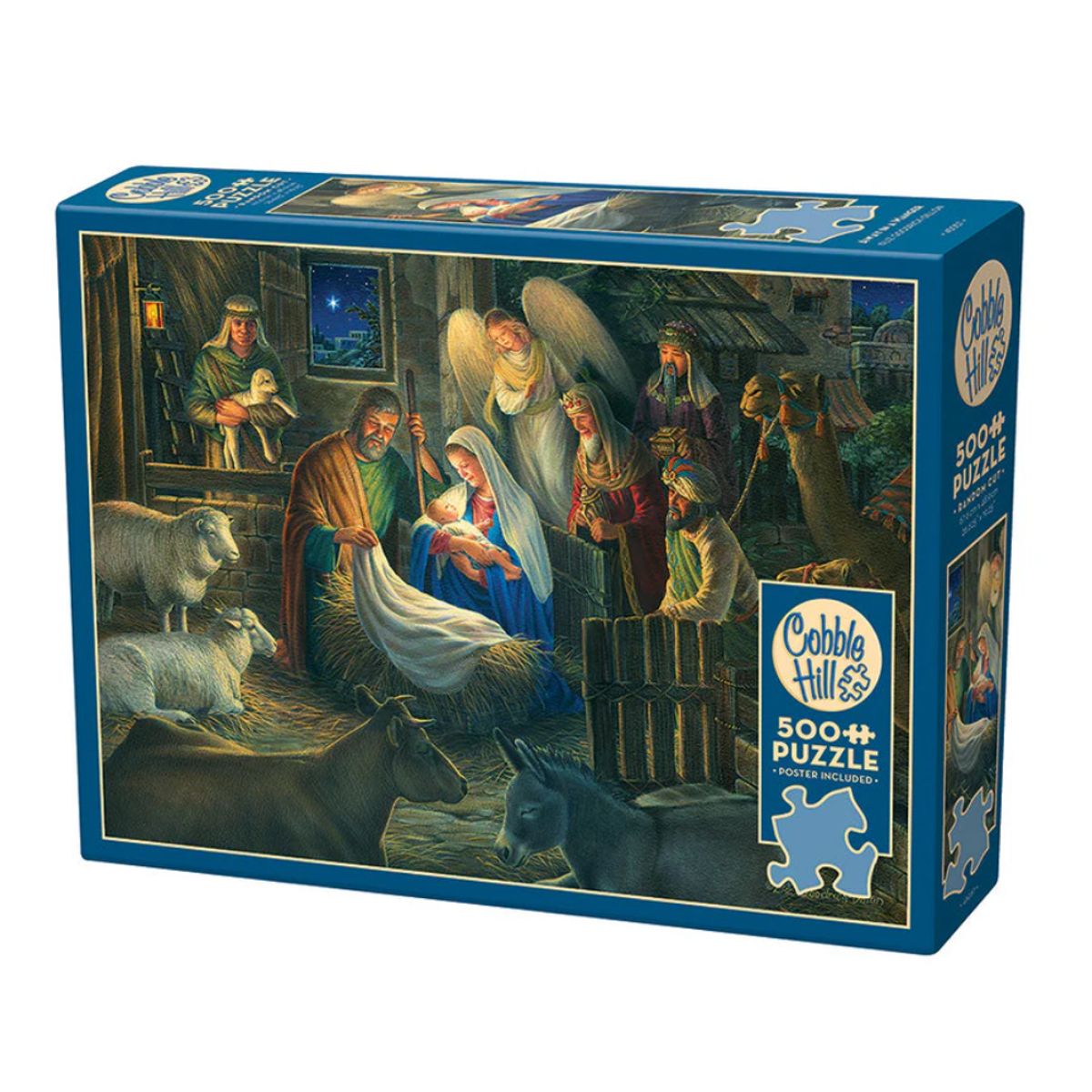COBBLE HILL - Lejos en un Pesebre - Rompecabezas Cobble Hill - 500Pzs
