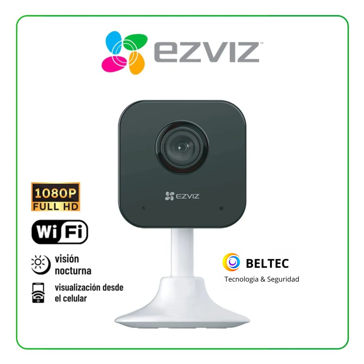 EZVIZ - Cámara WiFi IP H1C  Full HD 1080p  2MP  Fija