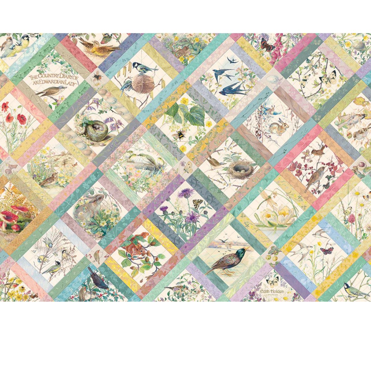 COBBLE HILL - Colcha del Diario Campestre - Rompecabezas Cobble Hill - 1000Pzs