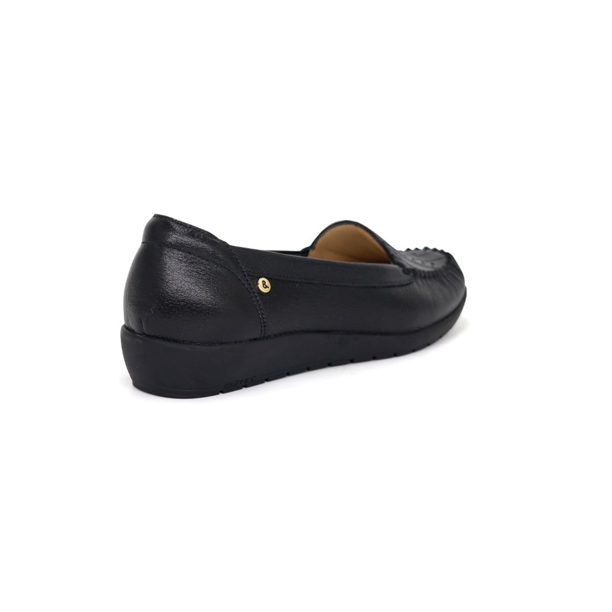 PAR&SS - Mocasines Casuales Mujer De Cuero KA25-GOLDIE