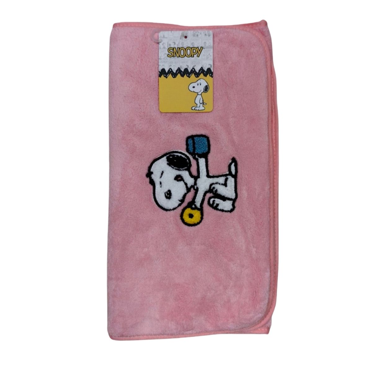 SNOOPY - Toalla de mano Snoopy Rosado