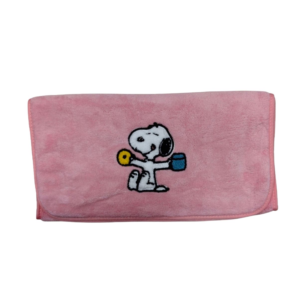 SNOOPY - Toalla de mano Snoopy Rosado