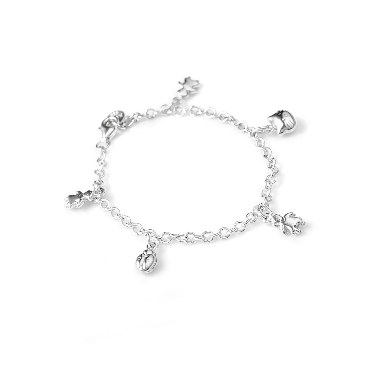BALIQ - Pulsera Kitty Niña Plata 925