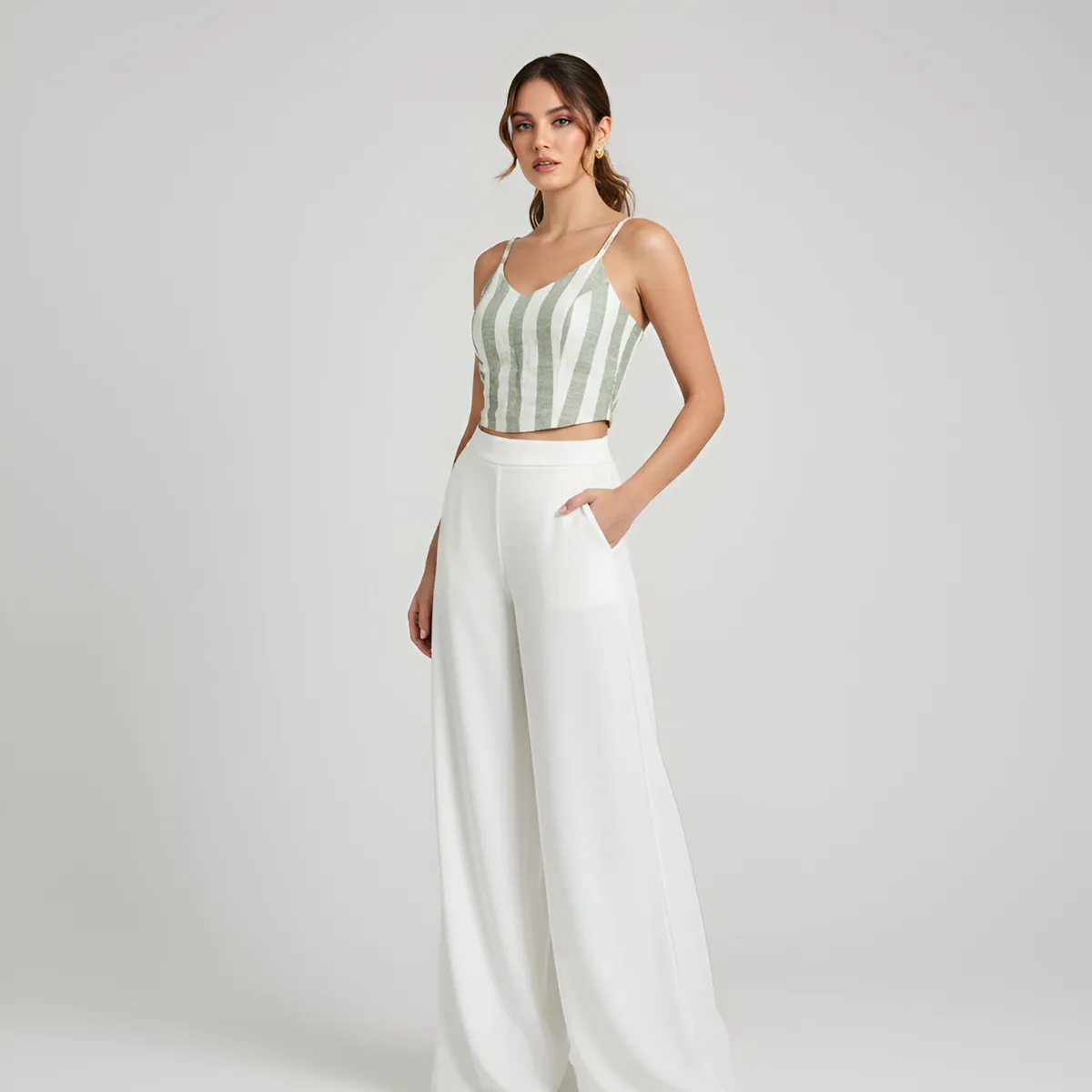 GENERICO - TOP MUJER DE LINO MACARENA ALMAT