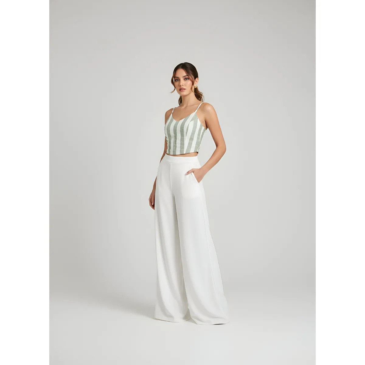 GENERICO - TOP MUJER DE LINO MACARENA ALMAT