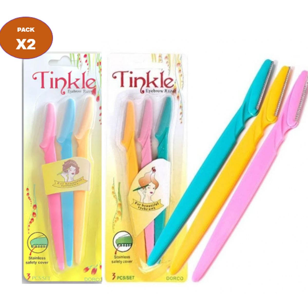 GENERICO - DUO PACK PERFILADOR DE CEJAS X3 UND