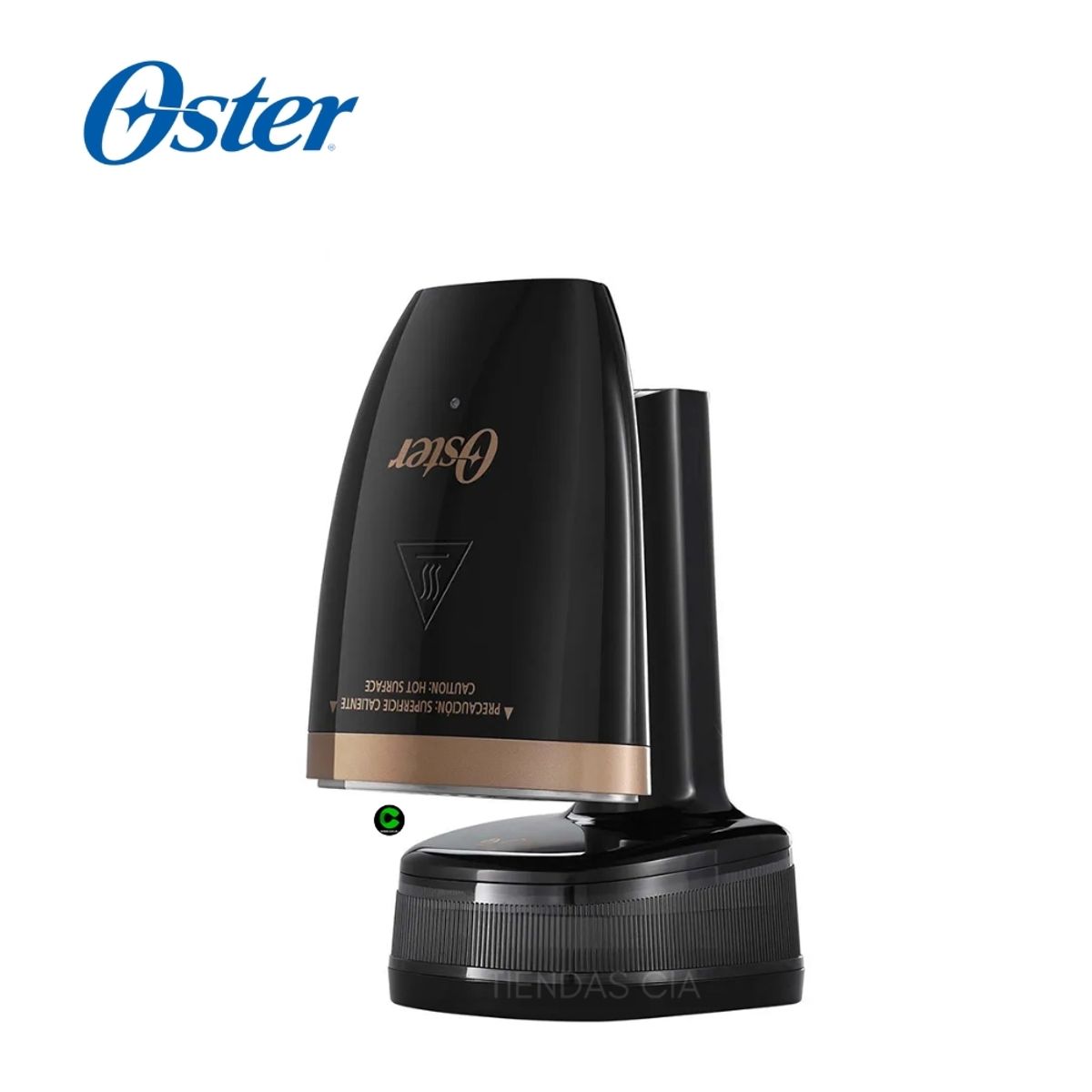 OSTER - Vaporizador Oster de mano plegable negro y cobre GCSTFS300
