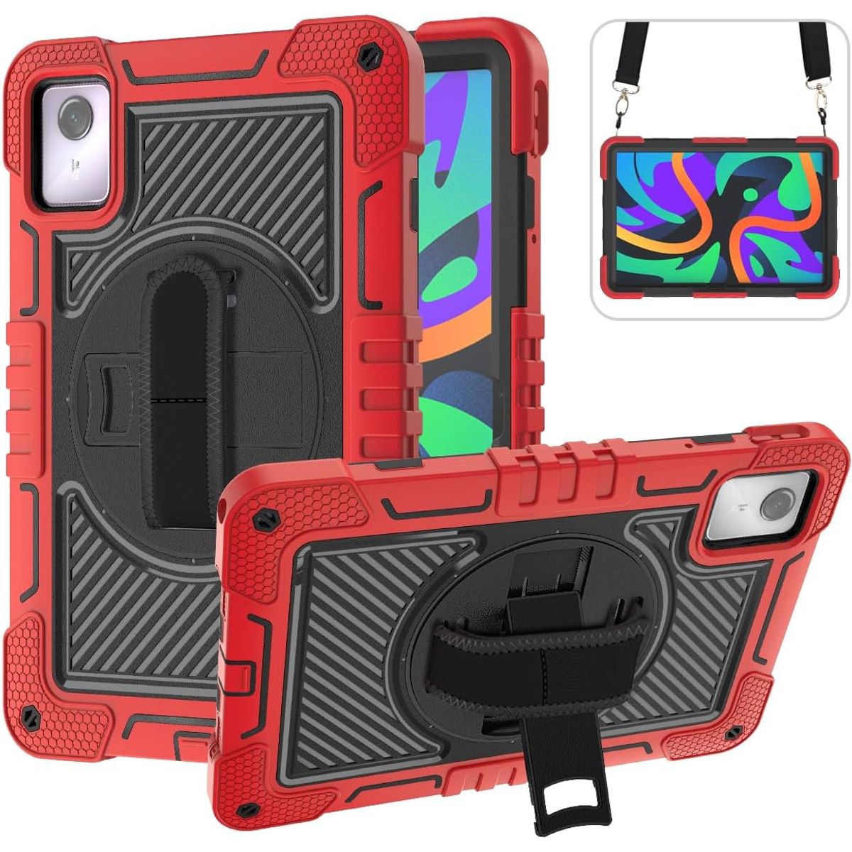 FUNDAANTIGOLPES - Funda Antigolpe para Tablet Lenovo M11 TB330XU ROJO