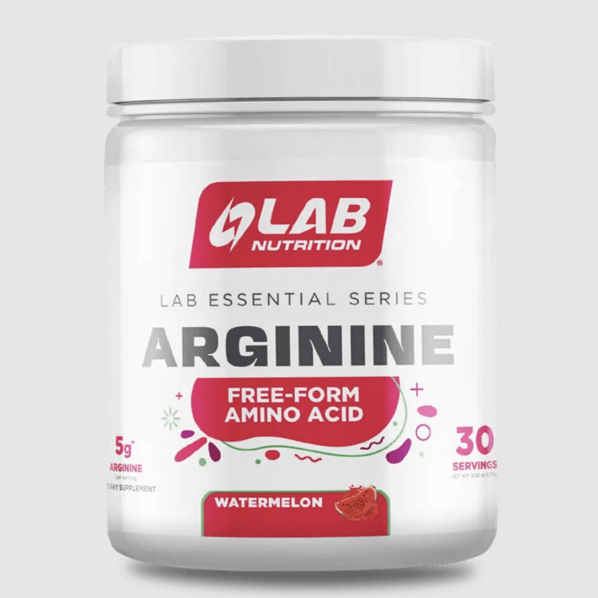 LAB NUTRITION USA - Arginina Lab Nutrition 30 serv - Watermelon
