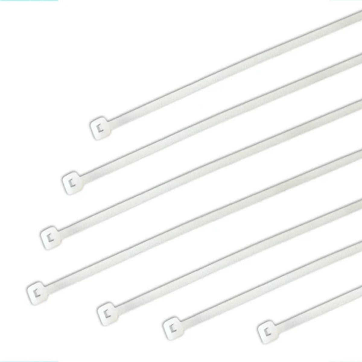 OPALUX - Cintillos de Nylon 300x2,5mm Blanco Opalux  CCT-25300