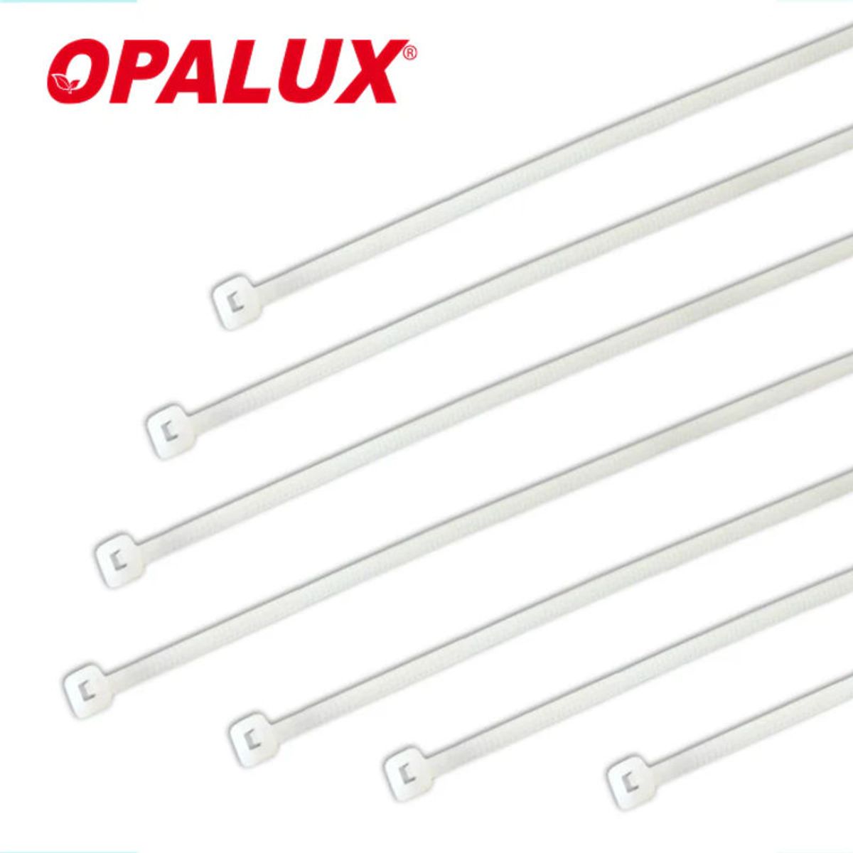 OPALUX - Cintillos Nylon 500x36mm 100und Blanco Opalux