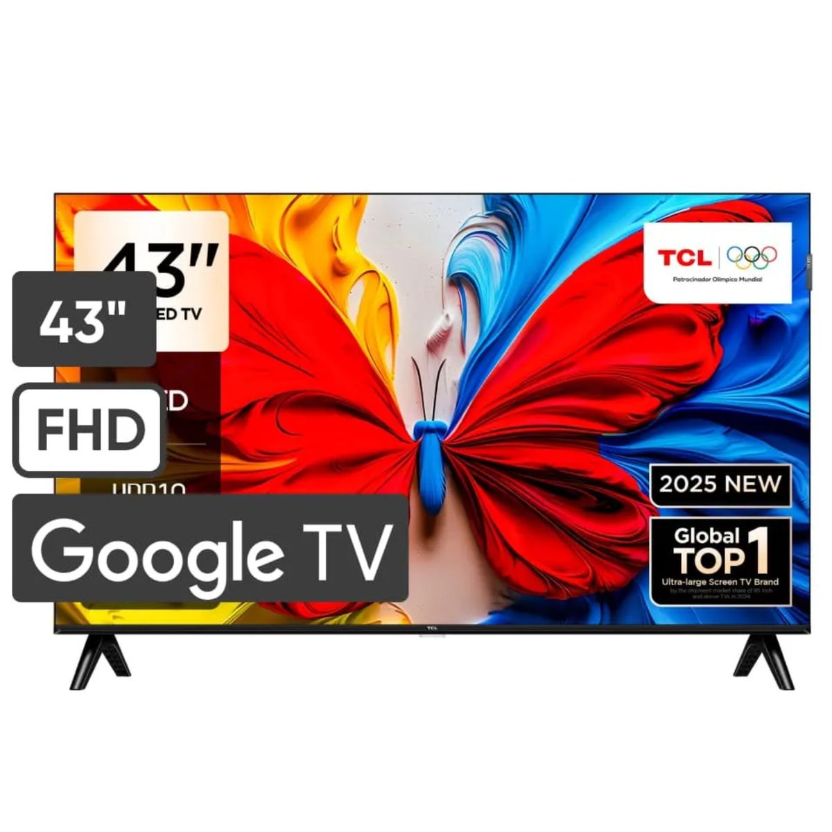 TCL - Televisor TCL QLED  43"   FHD Google Tv 43V51C