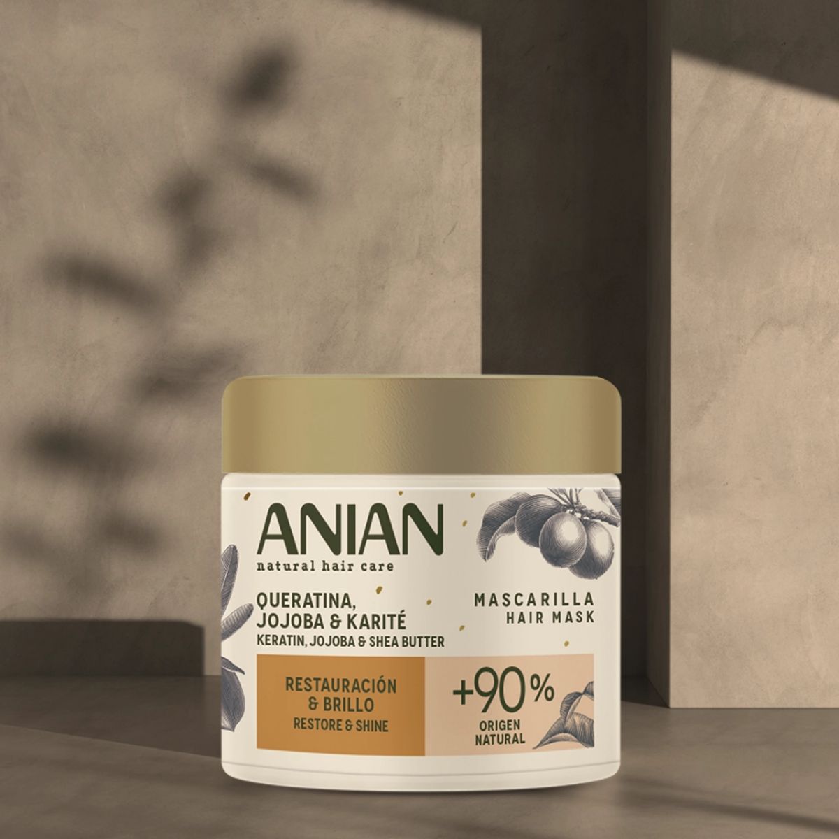 ANIAN - Mascarilla Anian de Queratina Jojoba y Karité