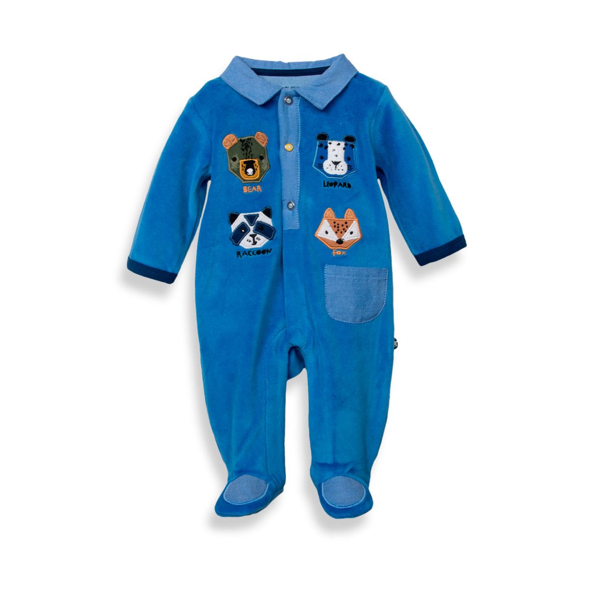 PILLIN - Enterizo Recién Nacido Niño PVC312-25AZU Azul