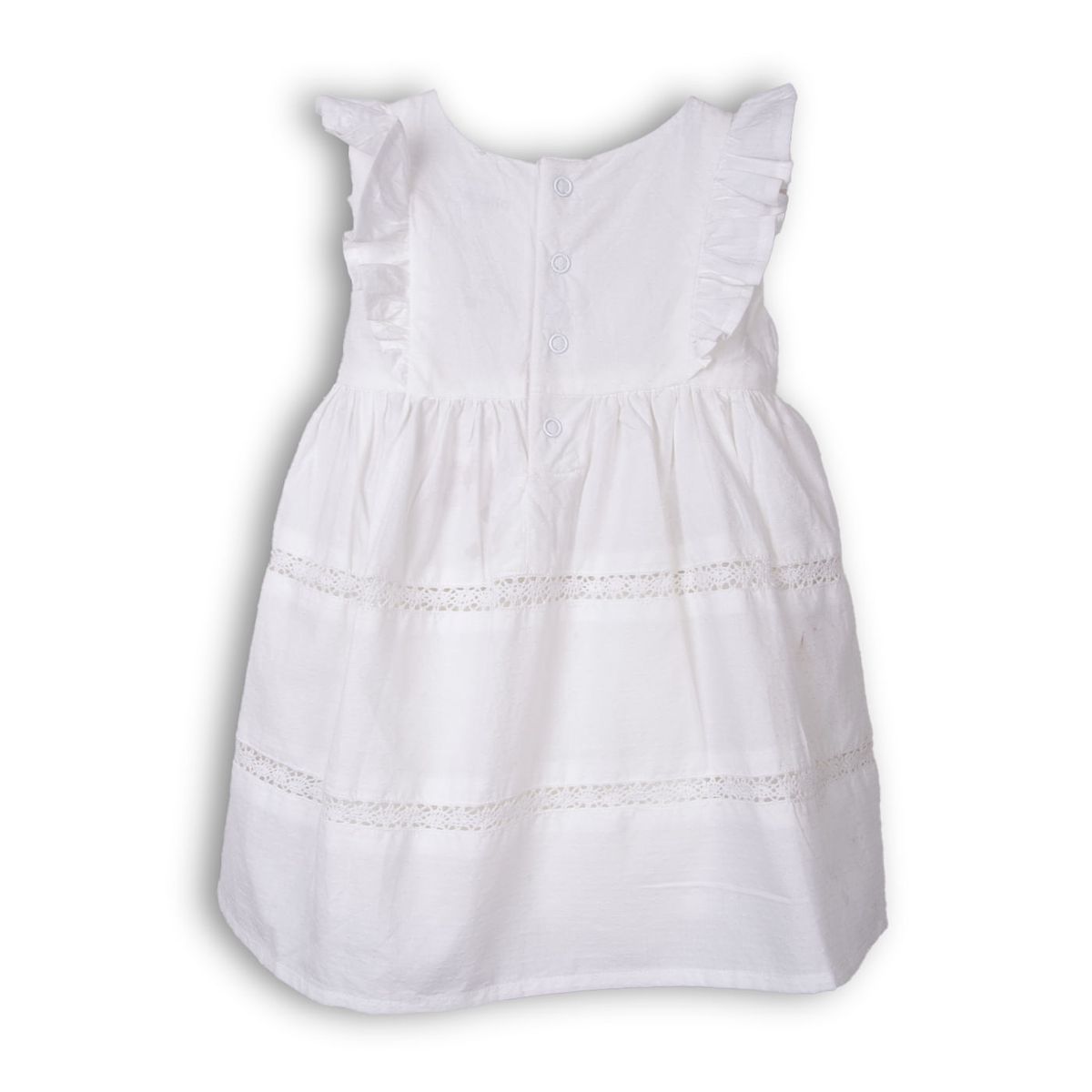 PILLIN - Vestido Bebé Niña PVC809-25BCO Blanco