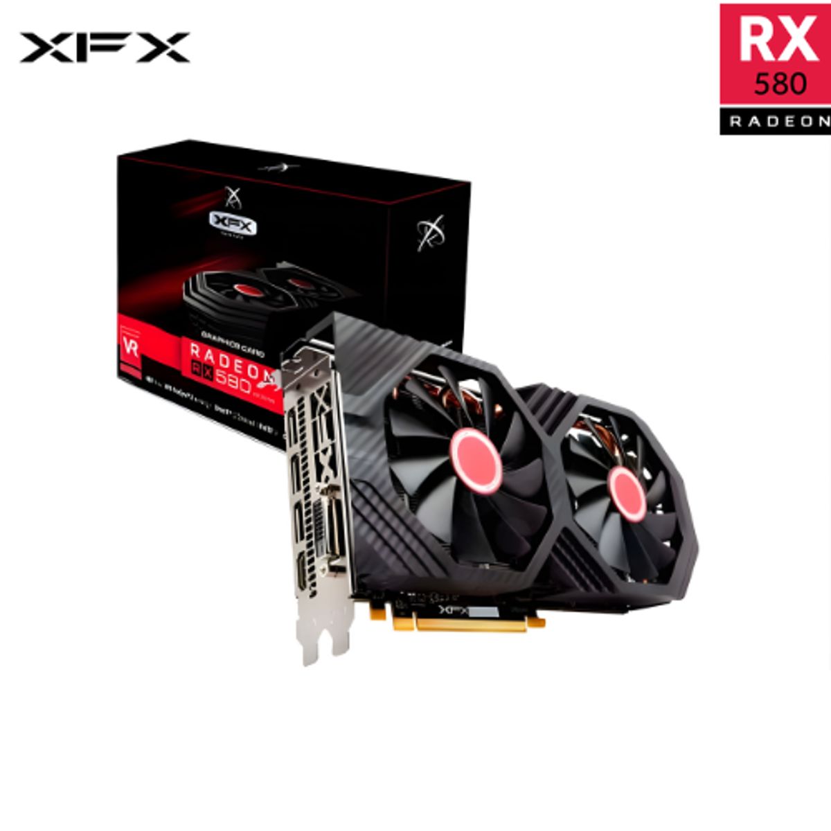 XFX - TARJETA DE VIDEO XFX READEON RX580 8GB GDRR5 256bit