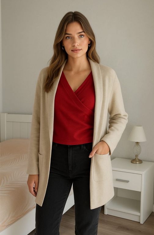 Abrigo editorial Nova Store, producto destacado