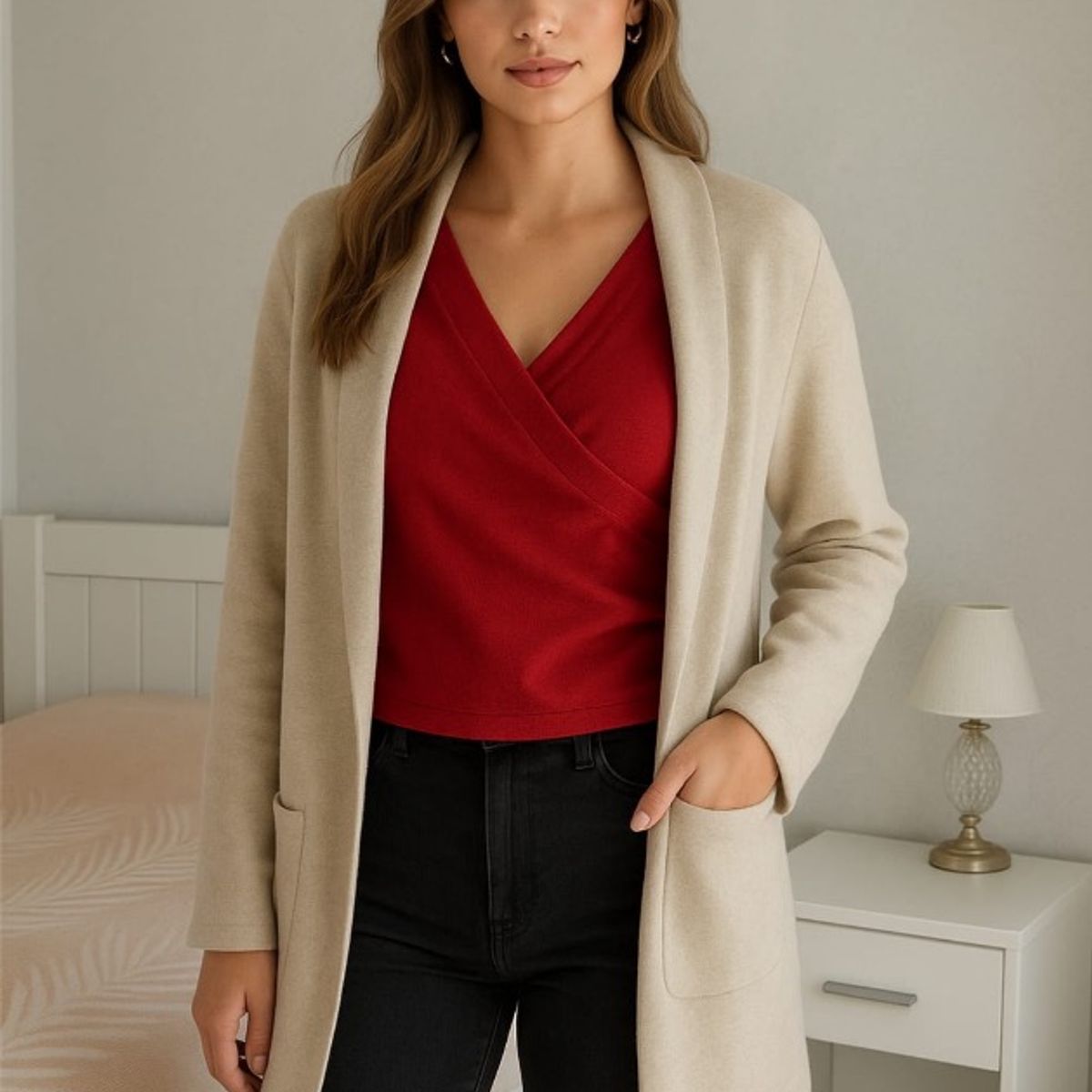 AMA OUTFITTERS - ABRIGO DE CASHMERE MARIANNE