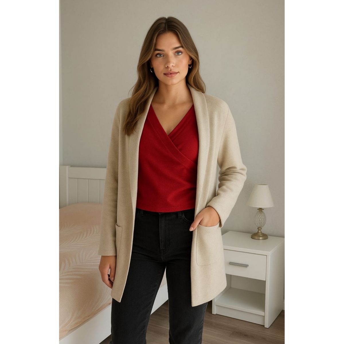 AMA OUTFITTERS - ABRIGO DE CASHMERE MARIANNE
