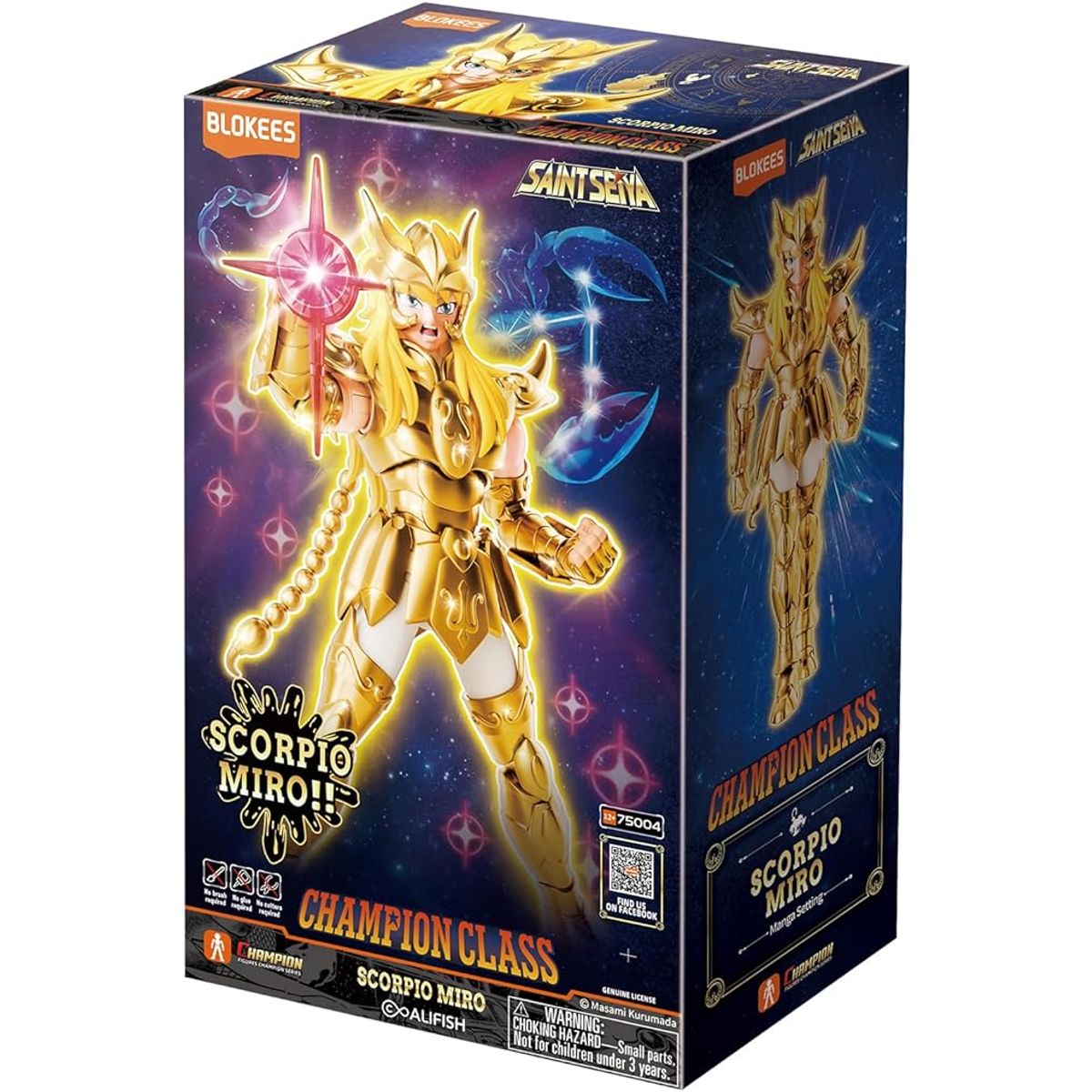 HASBRO - Saint Seiya Scorpio Miro Champion Class Blokees