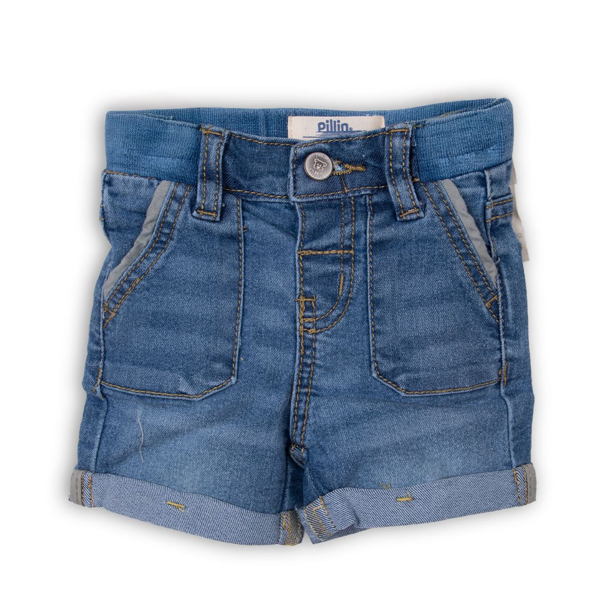 PILLIN - Bermuda Bebe Niño PVC733-25DEN Denim