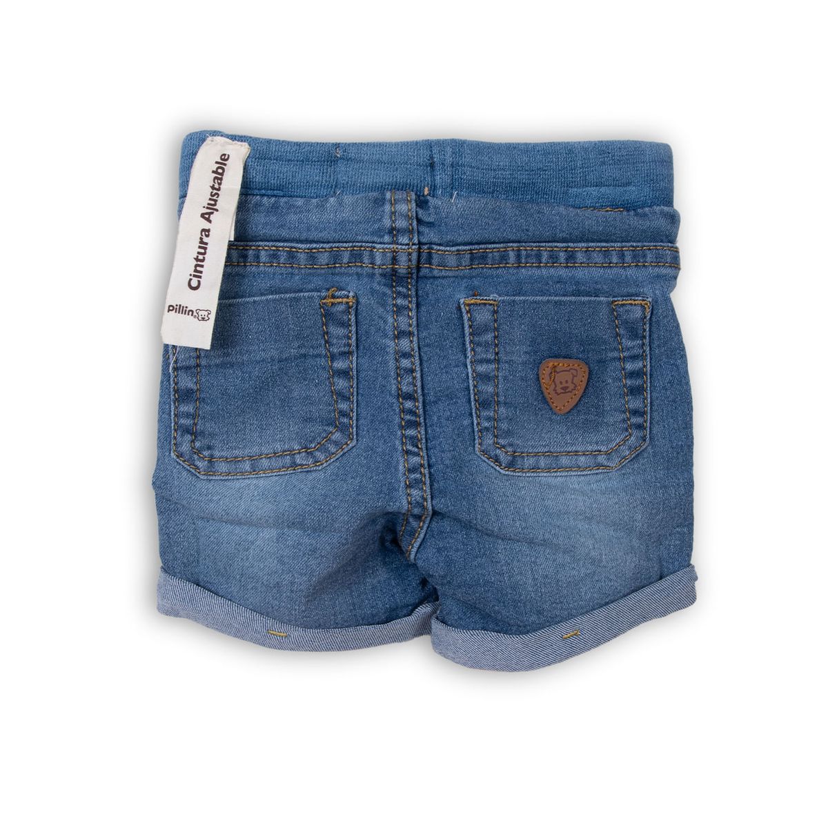 PILLIN - Bermuda Bebe Niño PVC733-25DEN Denim