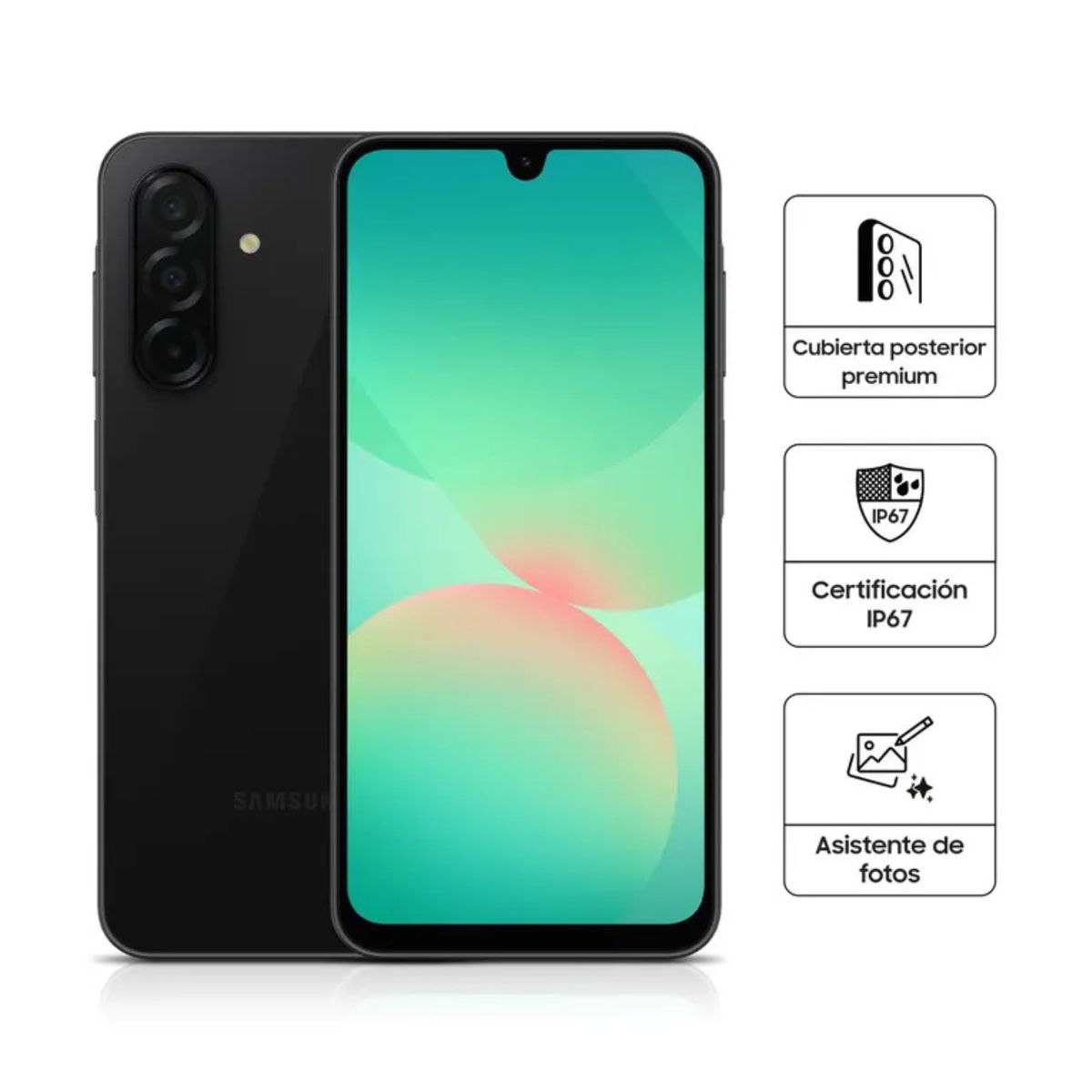 SAMSUNG - SAMSUNG GALAXY A26 5G 6GB RAM 128GB - BLACK