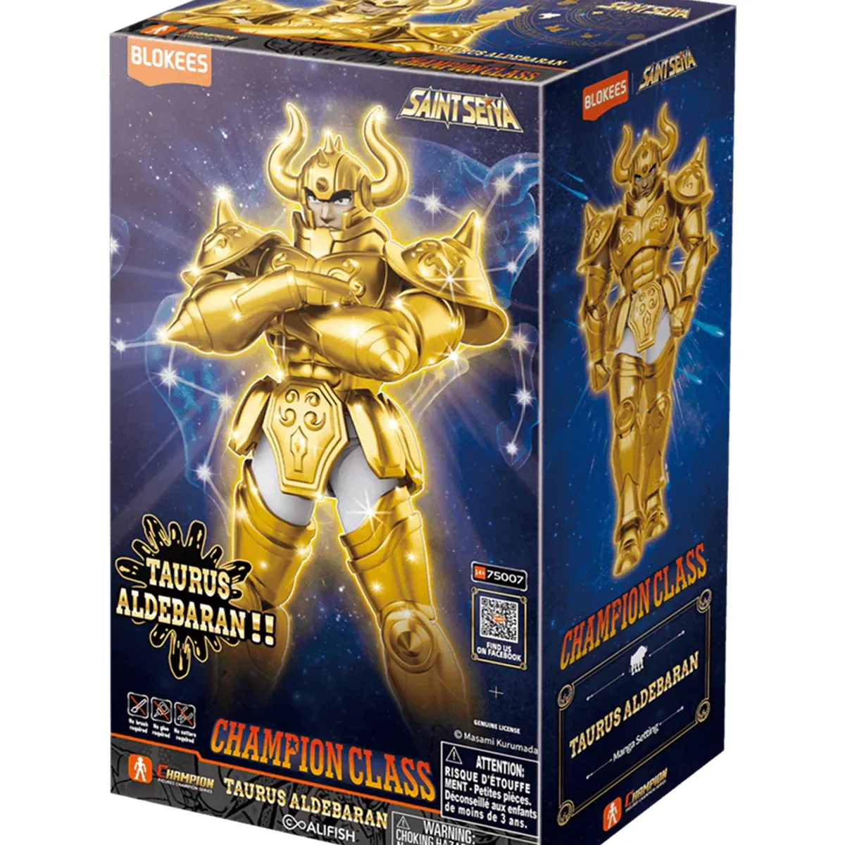 Hasbro - Saint Seiya Taurus Aldebaran Champion Class Blokees