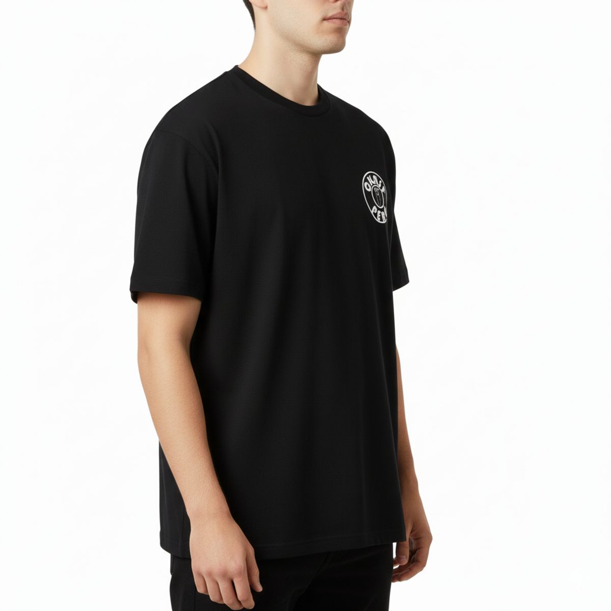 CKAST PERU - Polo Boxy Fit Streetwear Hombre NEGRO Ckast Perú