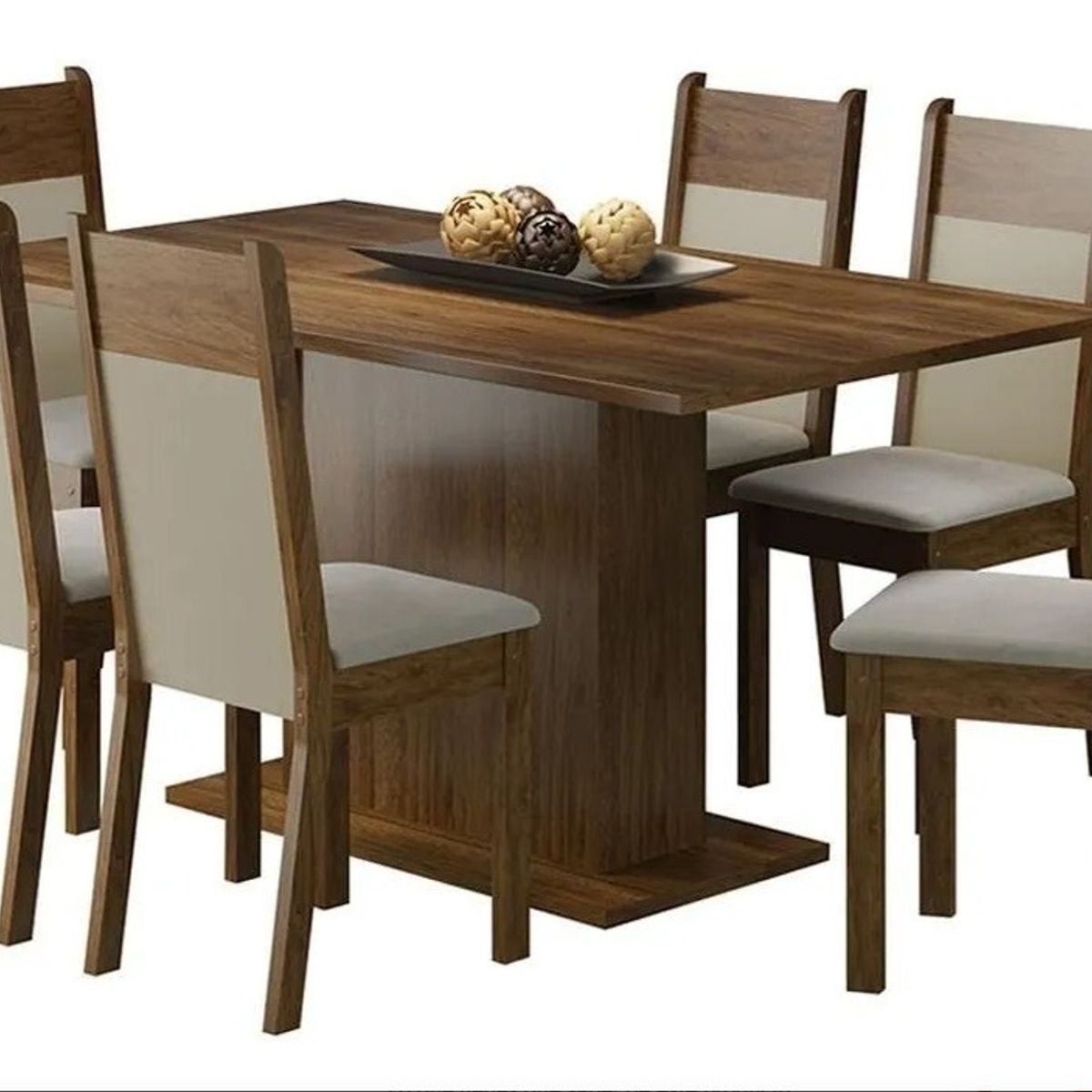 GENERICO - Juego de Comedor Noah Beige de Ambienta Home