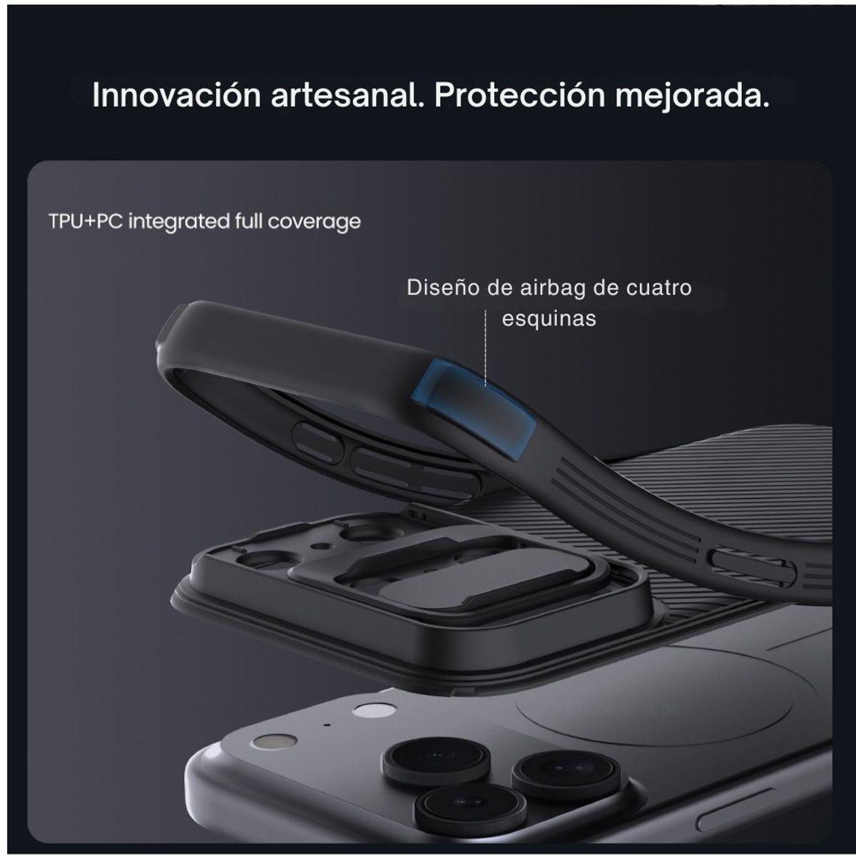 NILLKIN - Case Nillkin Camshield Pro - iPhone 17 Pro (MagSafe) - Negro