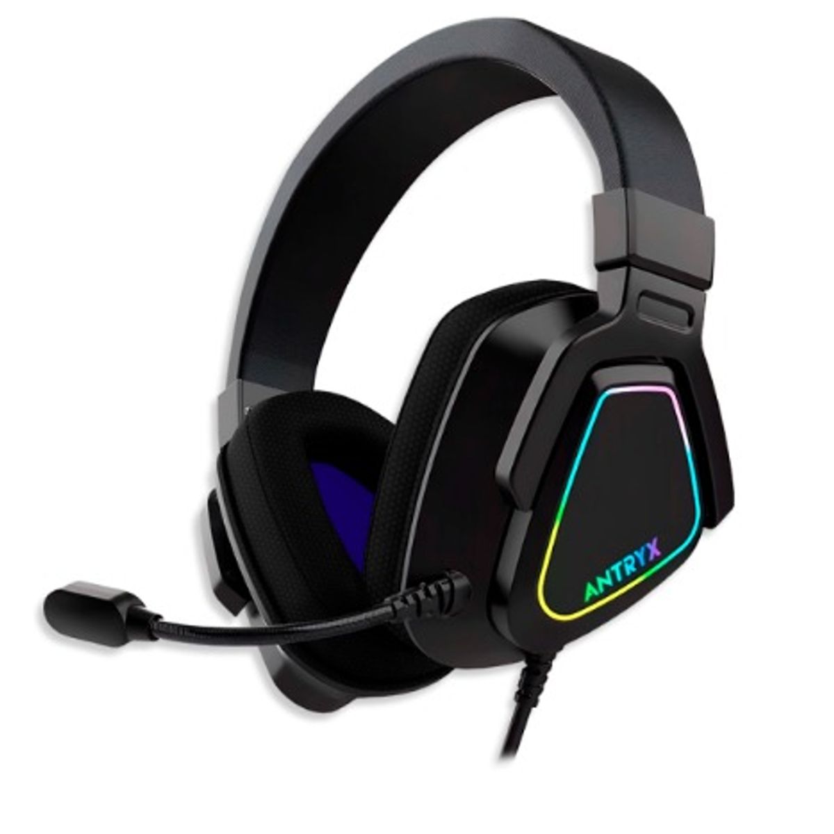 ANTRYX - AUDIFONO C/MICROFONO ANTRYX GH-850 7.1 VIRTUAL, VIBRADOR, USB (AGH-850BK7RV)