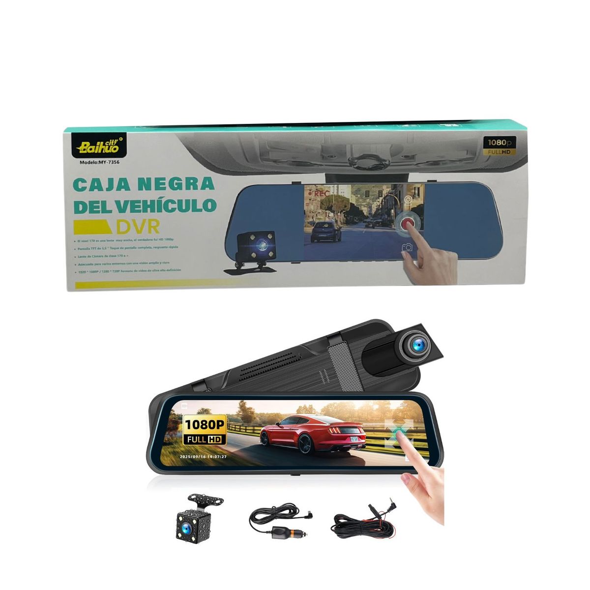 Cámara Espejo Retrovisor Para Autos, marca OEM - Foto Principal