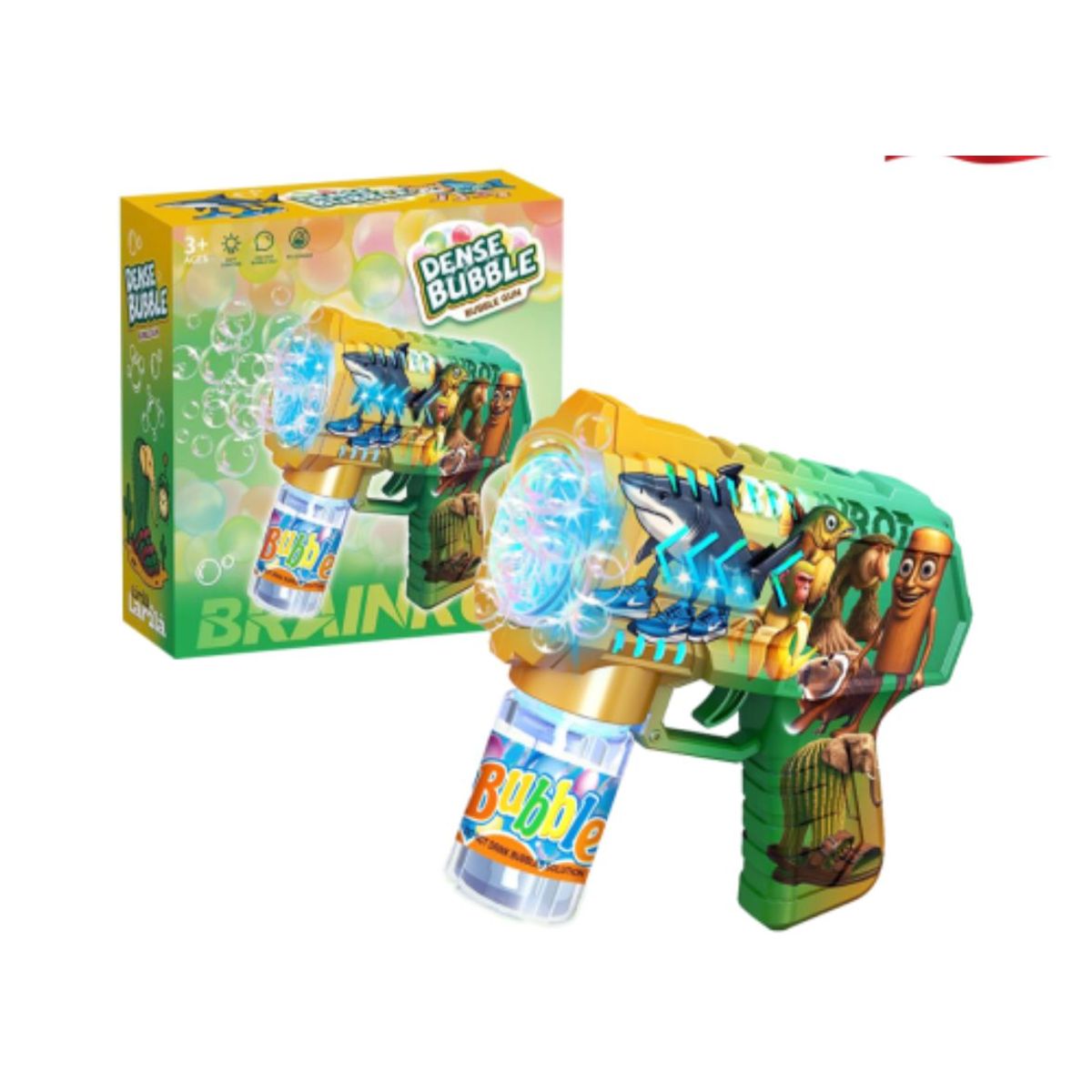 GENERICO - PISTOLA DE AGUA BURBUJAS BUBBLE GUN COLOR VERDE