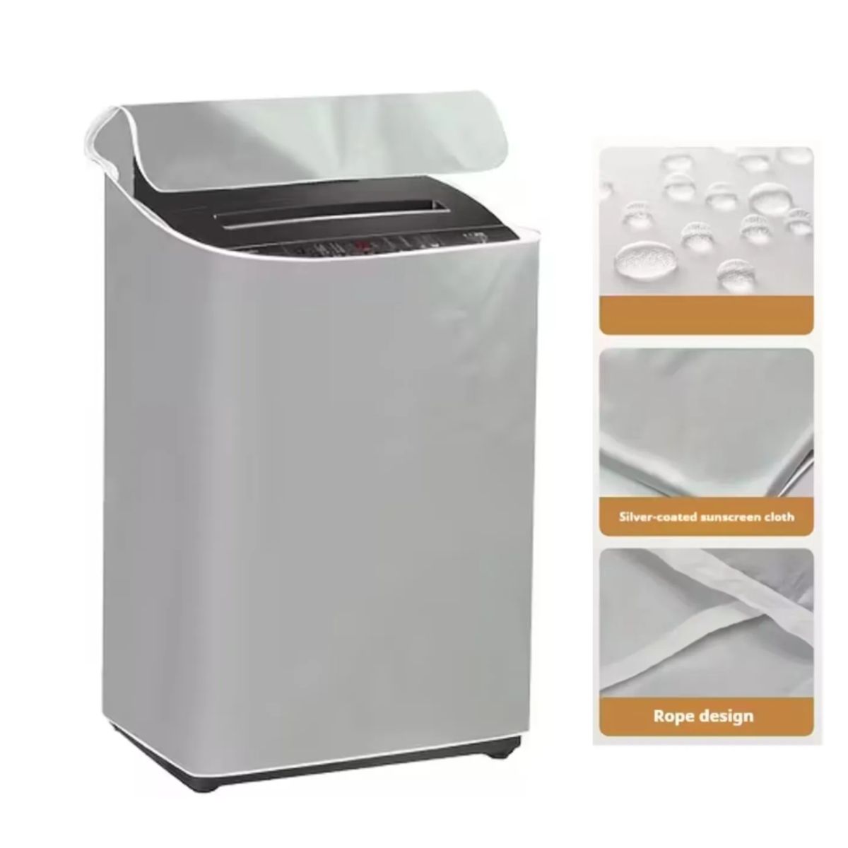 GENERICO - Funda Universal Importada para Lavadoras y Secadoras XL 65x103x65