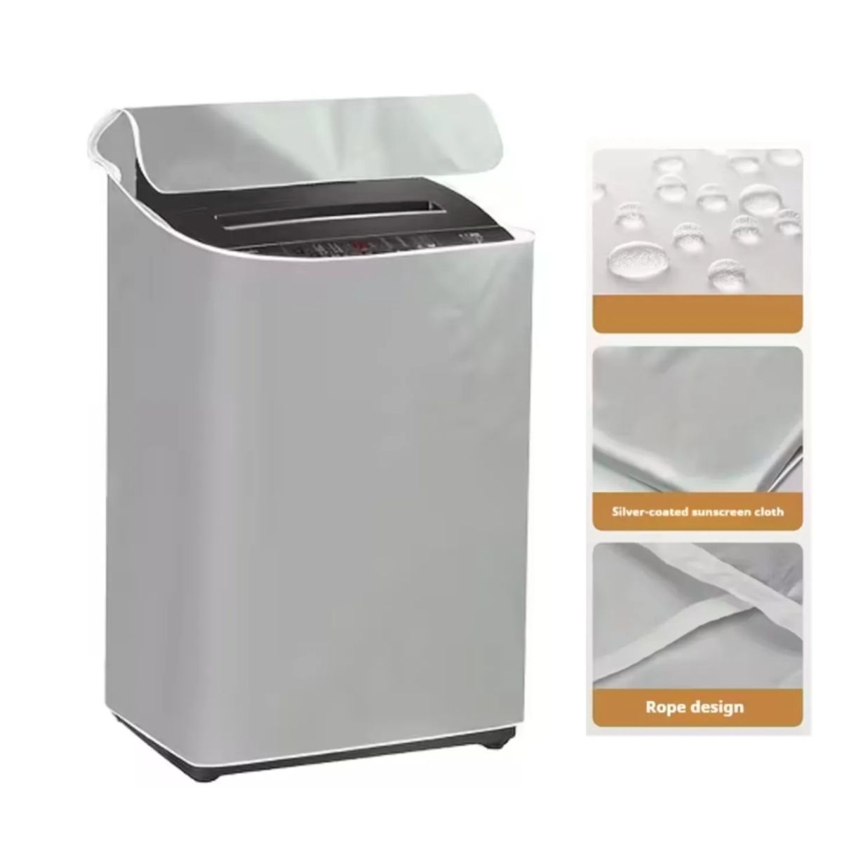 GENERICO - Funda Universal Importada para Lavadoras y Secadoras XL 65x103x65